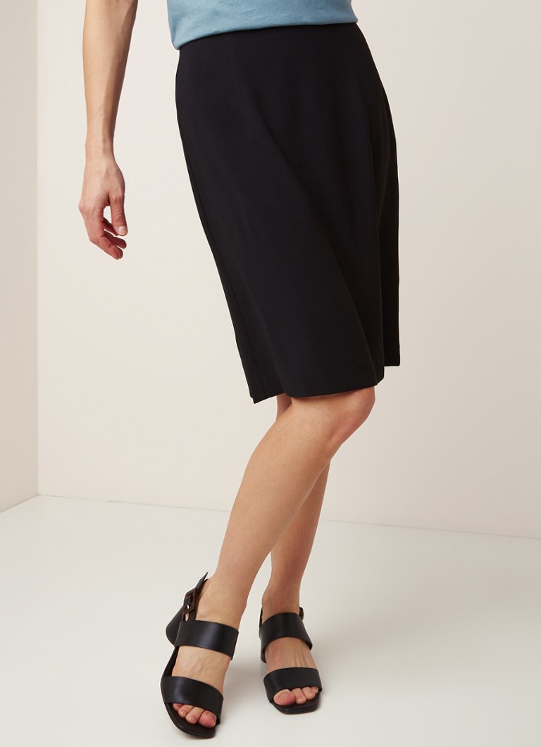 Filippa K - Rok van crêpe - Zwart