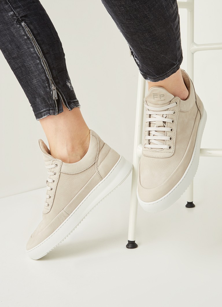 low top ripple sneaker van nubuck