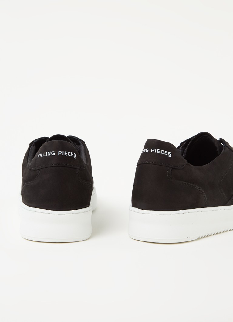 Filling Pieces Mondo Ripple sneaker van nubuck • Zwart • de