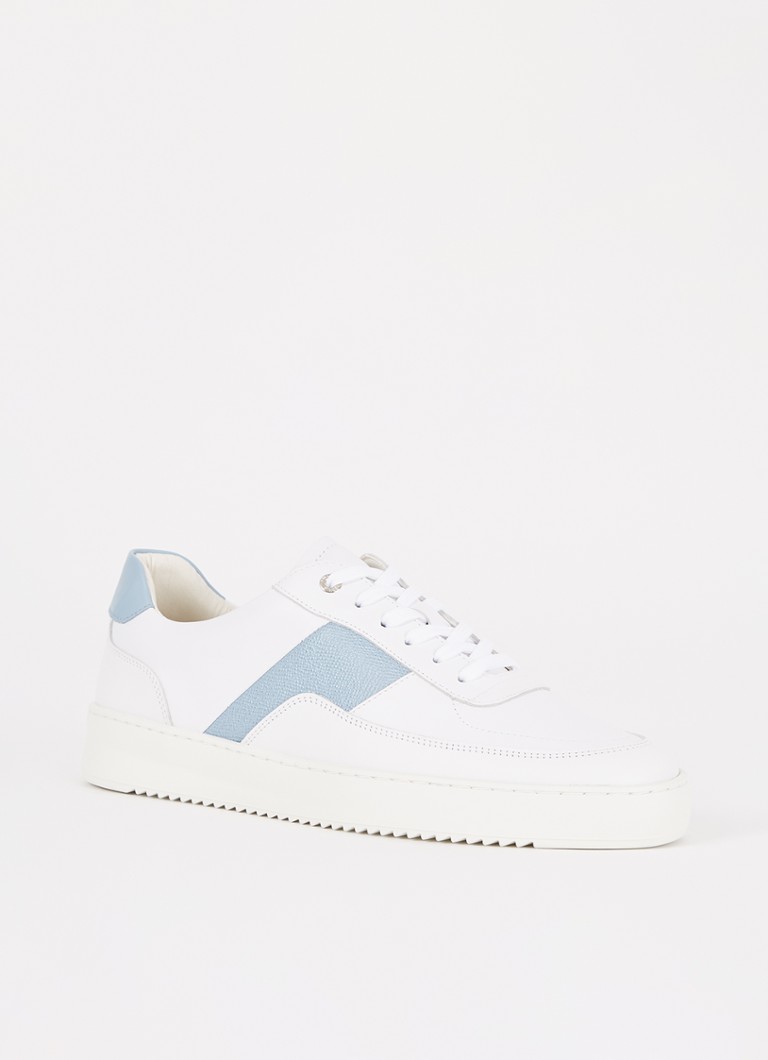 Filling Pieces - Mondo Game L sneaker van leer - Lichtblauw