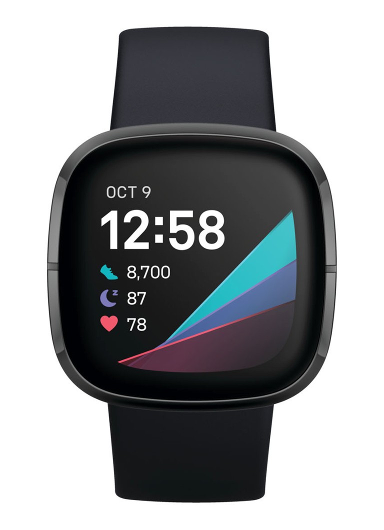 Fitbit - Sense smartwatch FB512BKBK - Zwart