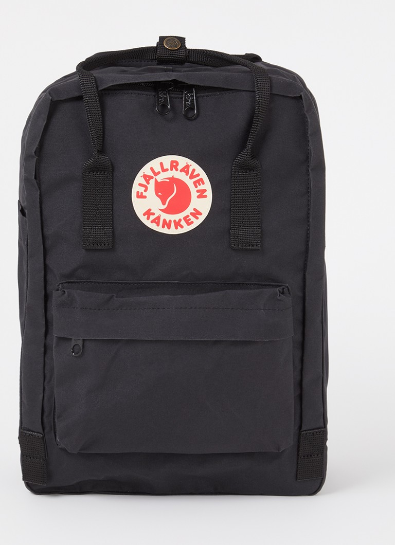 Fjällräven - Kånken rugzak met 15 inch laptopvak - Zwart