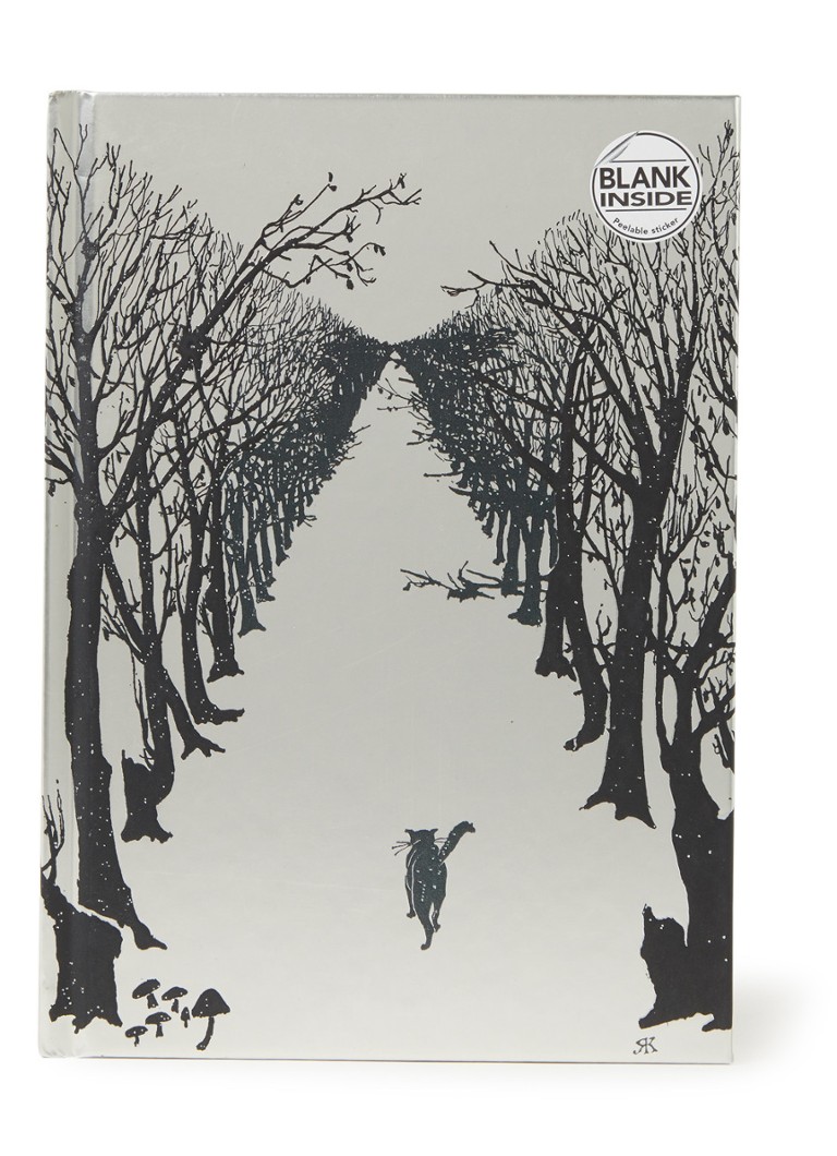 consultant Diverse Onweersbui Flame Tree Rudyard Kipling - The Cat That walked by Himself schetsboek 21,5  x 15,5 cm • Zilver • de Bijenkorf