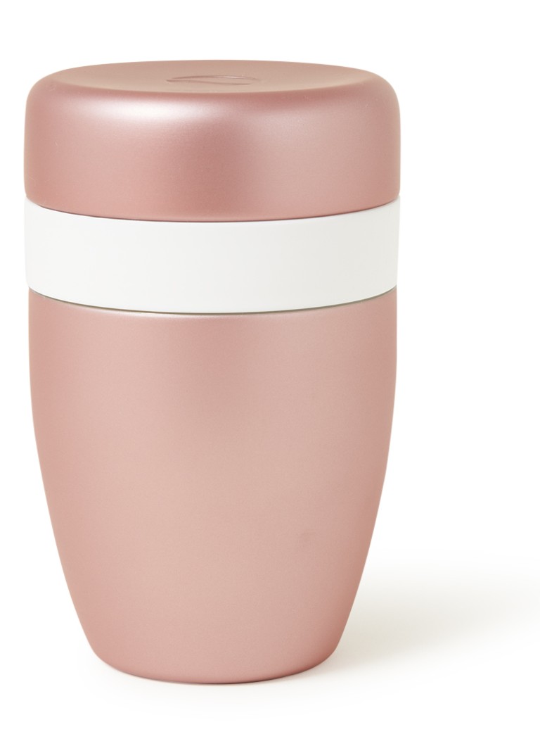 FLSK Muki Snack Pot thermos voedselcontainer 55 cl • Roségoud • de