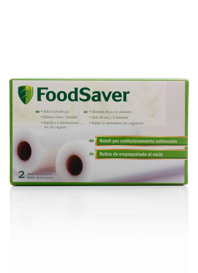 Foodsaver - Verpakkingsfolie 20x670 cm 2 rollen - null