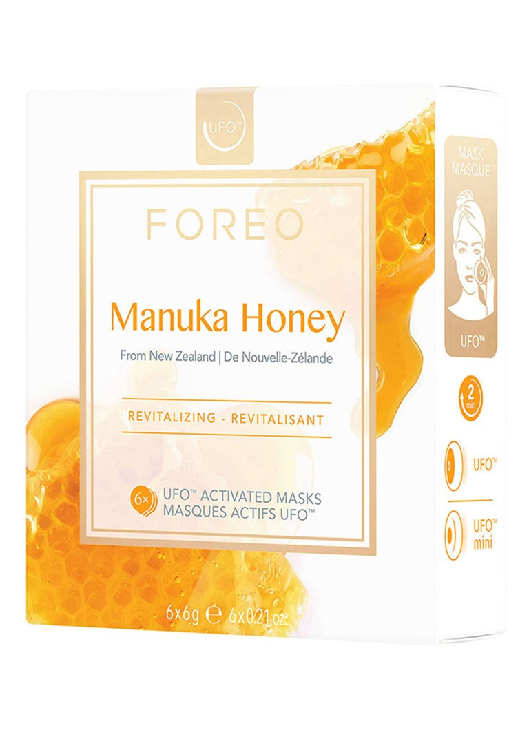 Foreo - Manuka Honey Mask For UFO - gezichtsmasker 6 stuks - null