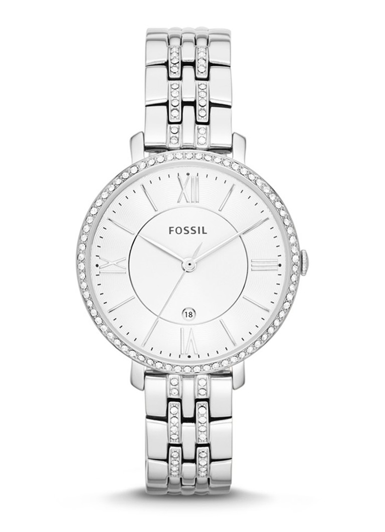 Fossil - Jacqueline horloge ES3545 - Zilver