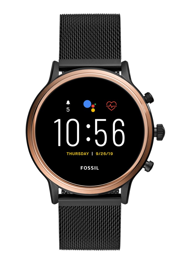 Fossil Julianna Gen 5 Display smartwatch FTW6036 ⢠Zwart ⢠de Bijenkorf
