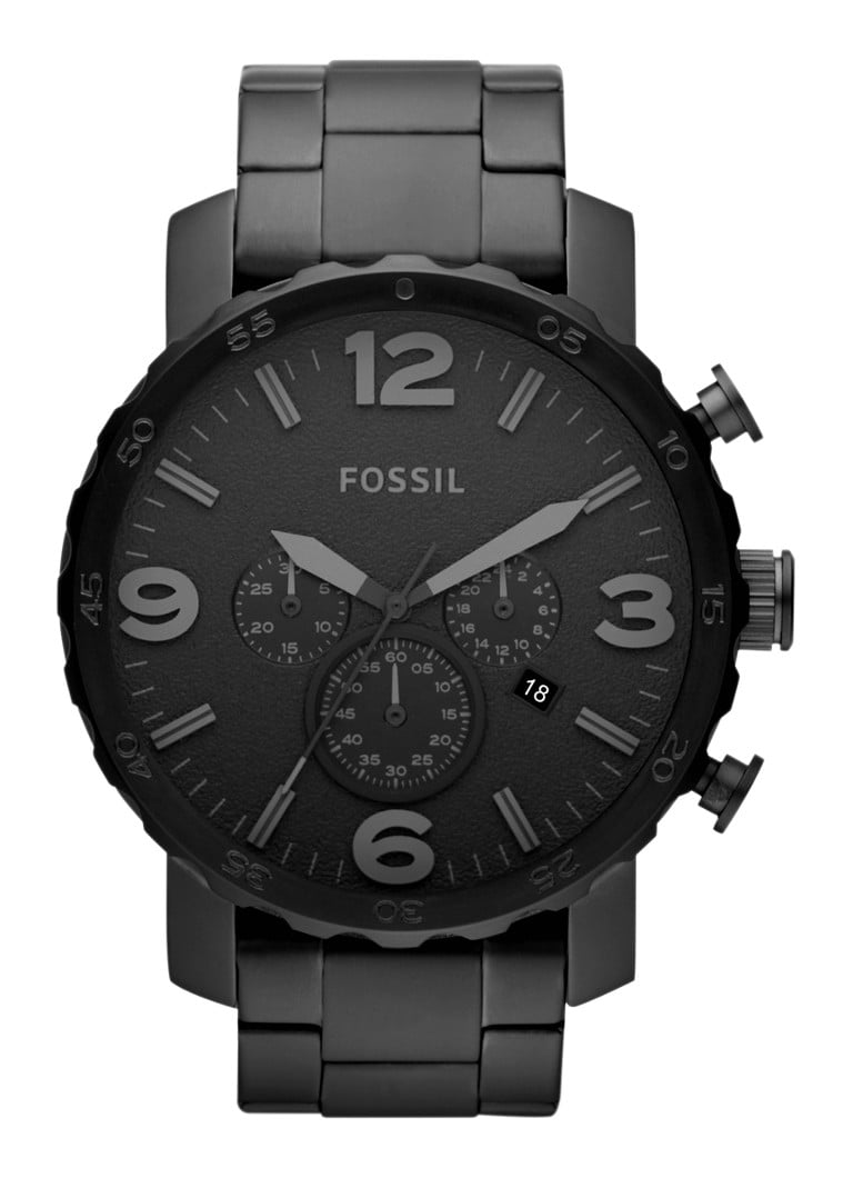 Fossil - Nate horloge JR1401 - Zwart