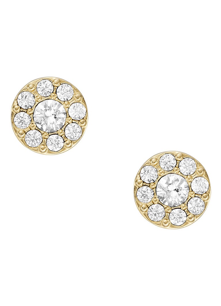 Fossil - Oorknopjes met zirkonia JF04375710 - Goud