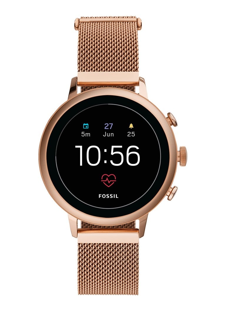 Fossil Q Venture smartwatch FTW6031 ⢠Roségoud ⢠de Bijenkorf