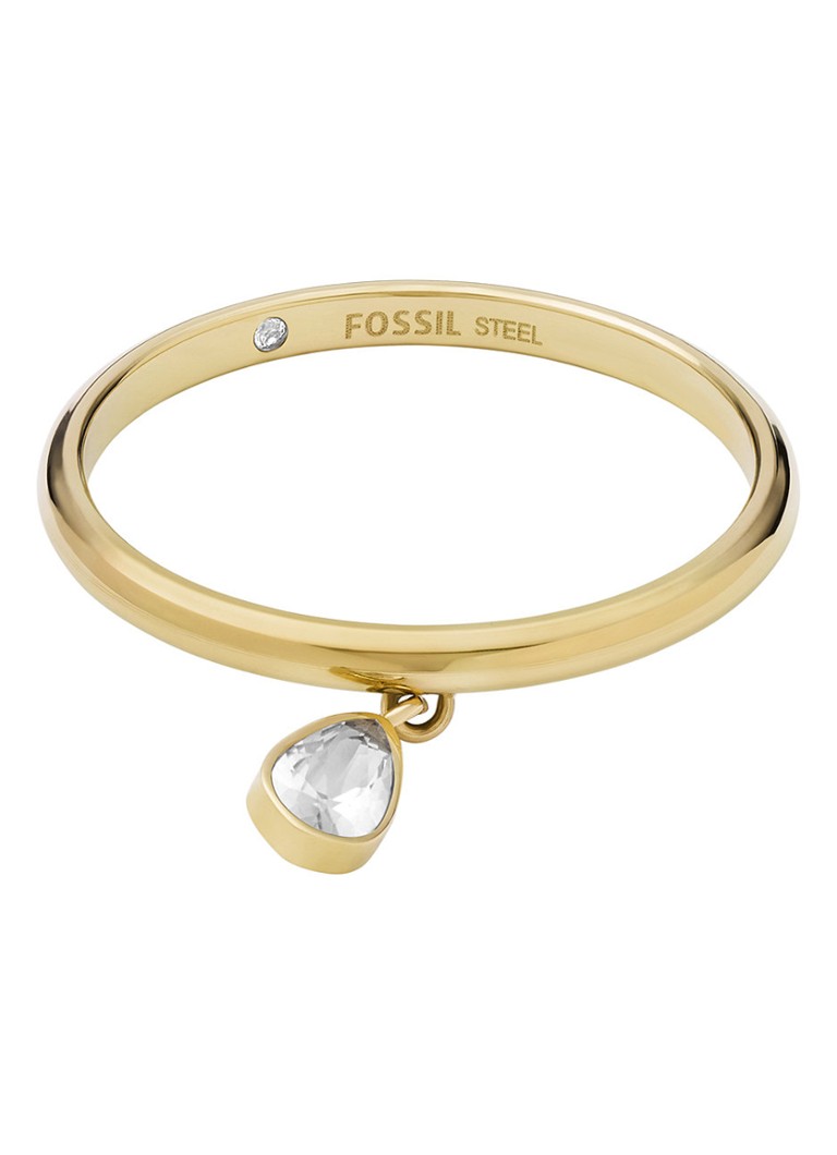 Fossil - Sadie ring met hanger JF04076710 - Goud