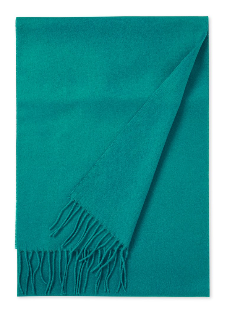 Memoriseren Verscheidenheid ik ben slaperig Fraas sjaal in uni 160 x 35 cm • Groen • de Bijenkorf