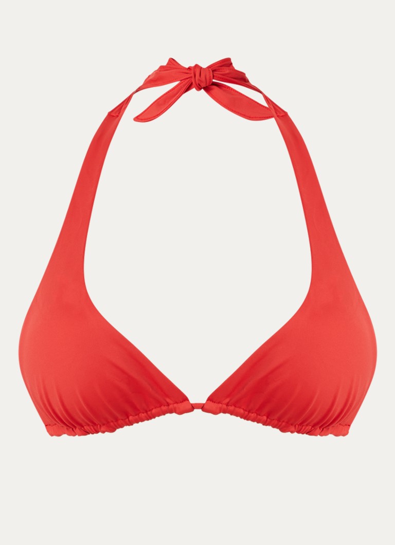 Frankies Bikinis Diana halter bikinitop • Rood • de Bijenkorf