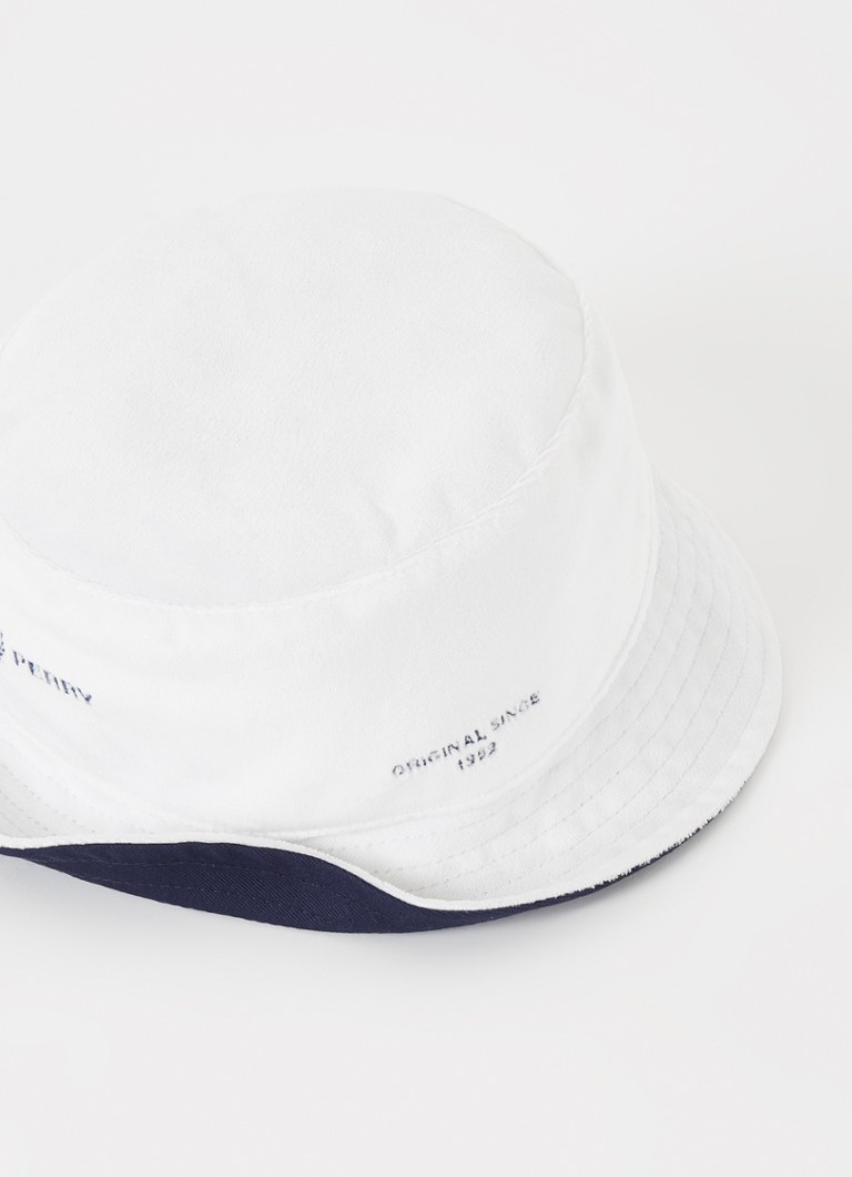 Fred Reversible bucket hoed logoborduring • Wit • de