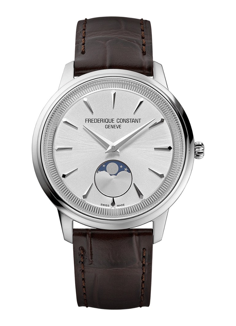 Frederique Constant - Classic Moneta horloge FC-206S3S6 - Zilver