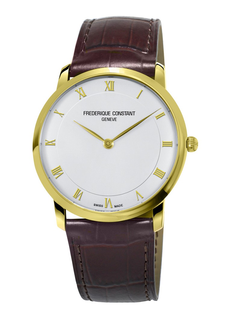 Frederique Constant Horloge Slimline Quartz FC-200RS5S35 ...