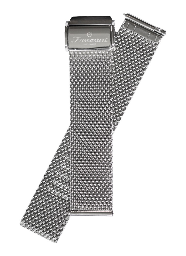 Fromanteel - Milanese horlogeband S-029 - Zilver