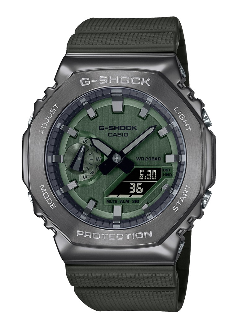 Catena het dossier Corroderen G-Shock Classic horloge GM-2100B-3AER • Groen • de Bijenkorf