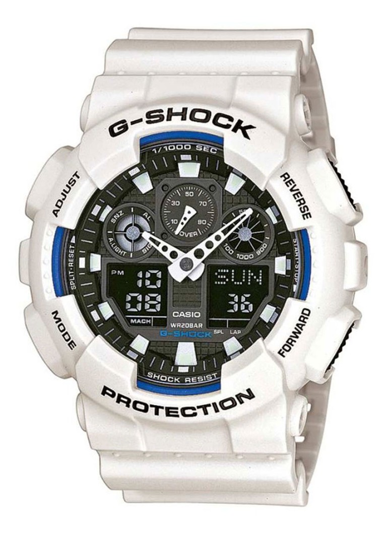 G-Shock - Horloge GA-100B-7AER - Wit