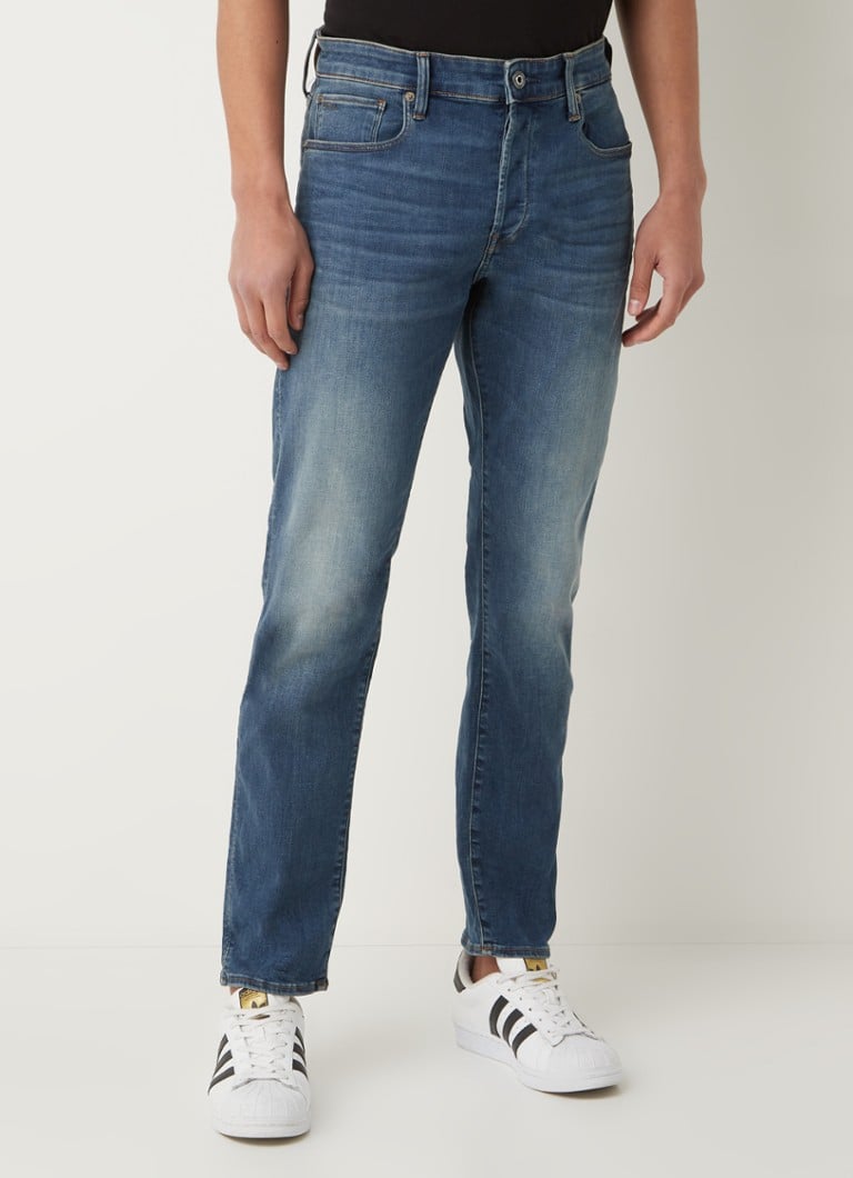 G-Star RAW - 3301 slim fit jeans met stretch - Indigo