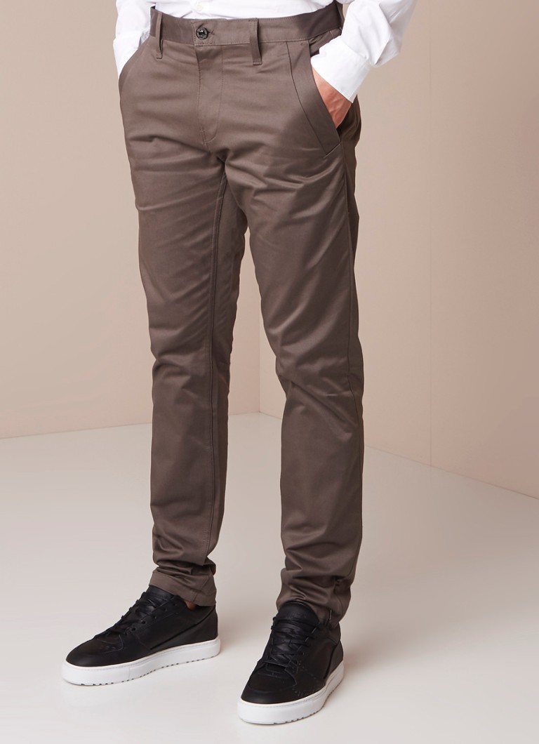 G-Star RAW - G-Star RAW Bronson regular fit chino in katoenblend - Grijs