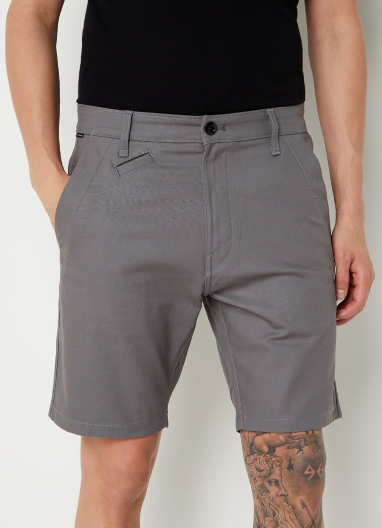 GStar RAW Loose fit korte broek met steekzakken • Middengrijs • de Bijenkorf