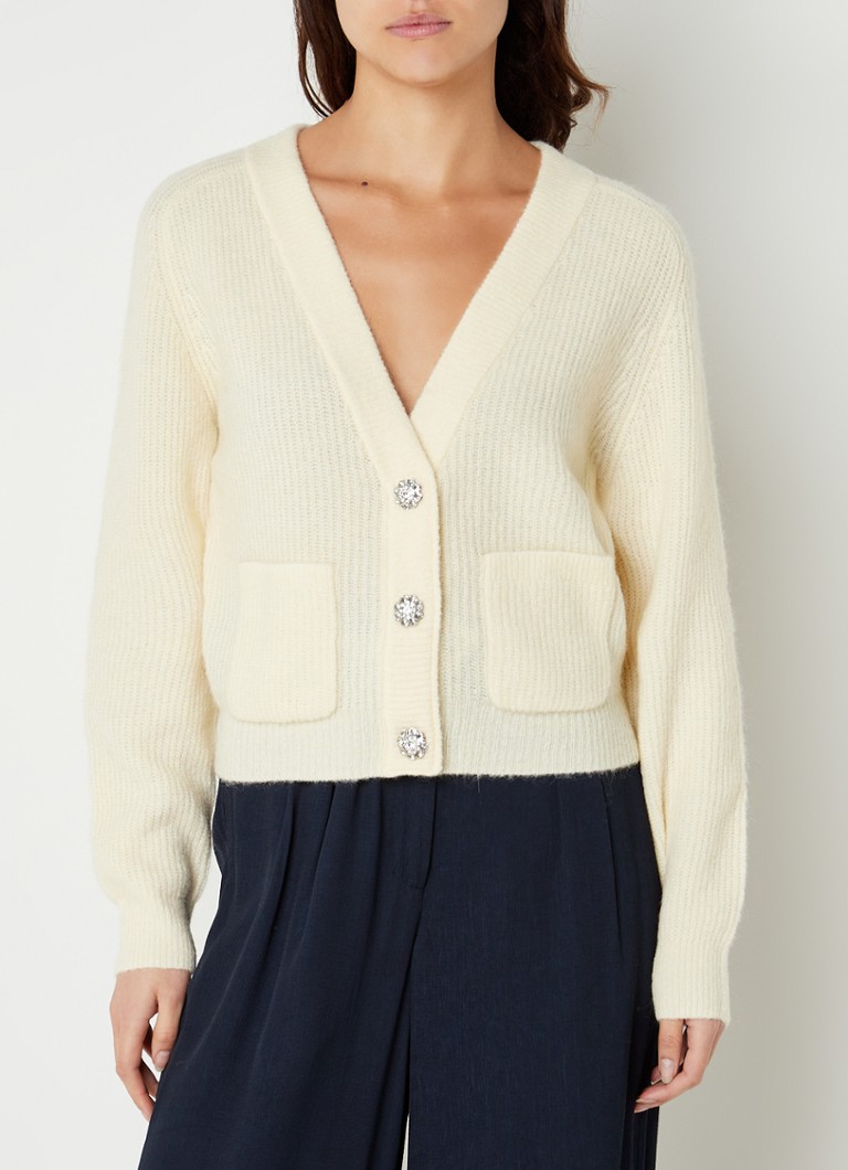 voorkant Spreek uit lever Ganni Grofgebreid vest in alpaca wolblend met opgestikte zakken • Creme • de Bijenkorf voorkant Spreek uit lever Ganni Grofgebreid vest in alpaca wolblend met opgestikte zakken • Creme • de Bijenkorf