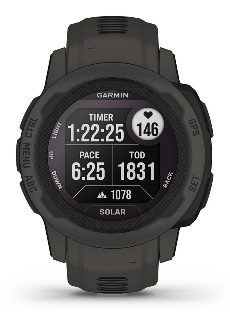 Garmin - Instinct 2S Solar smartwatch 010-02564-00 - Antraciet