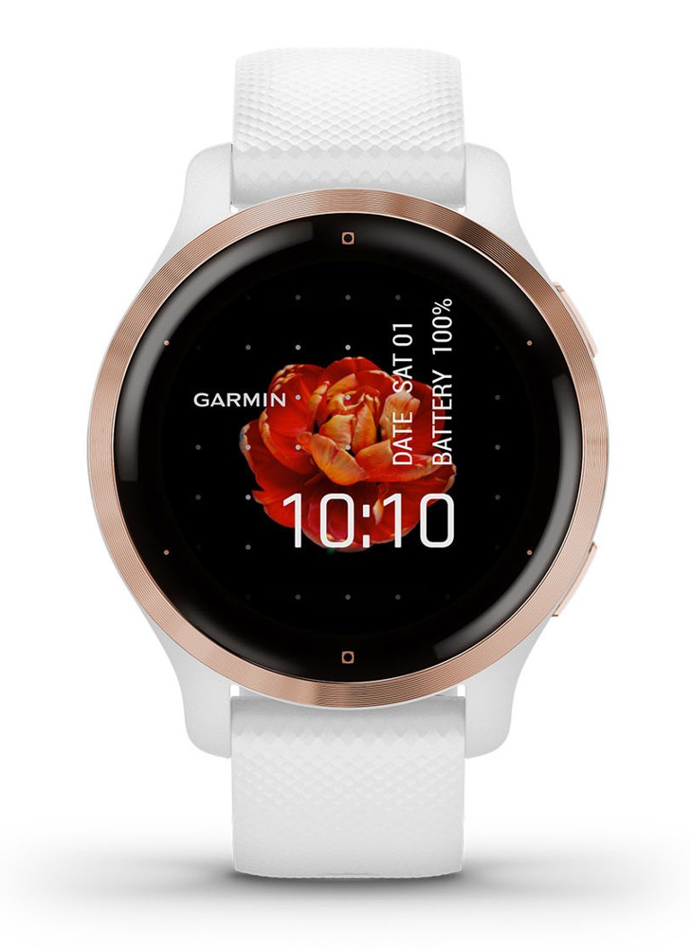 Garmin - Venu 2S rose gold rvs bezel smartwatch 010-02429-13 - Wit