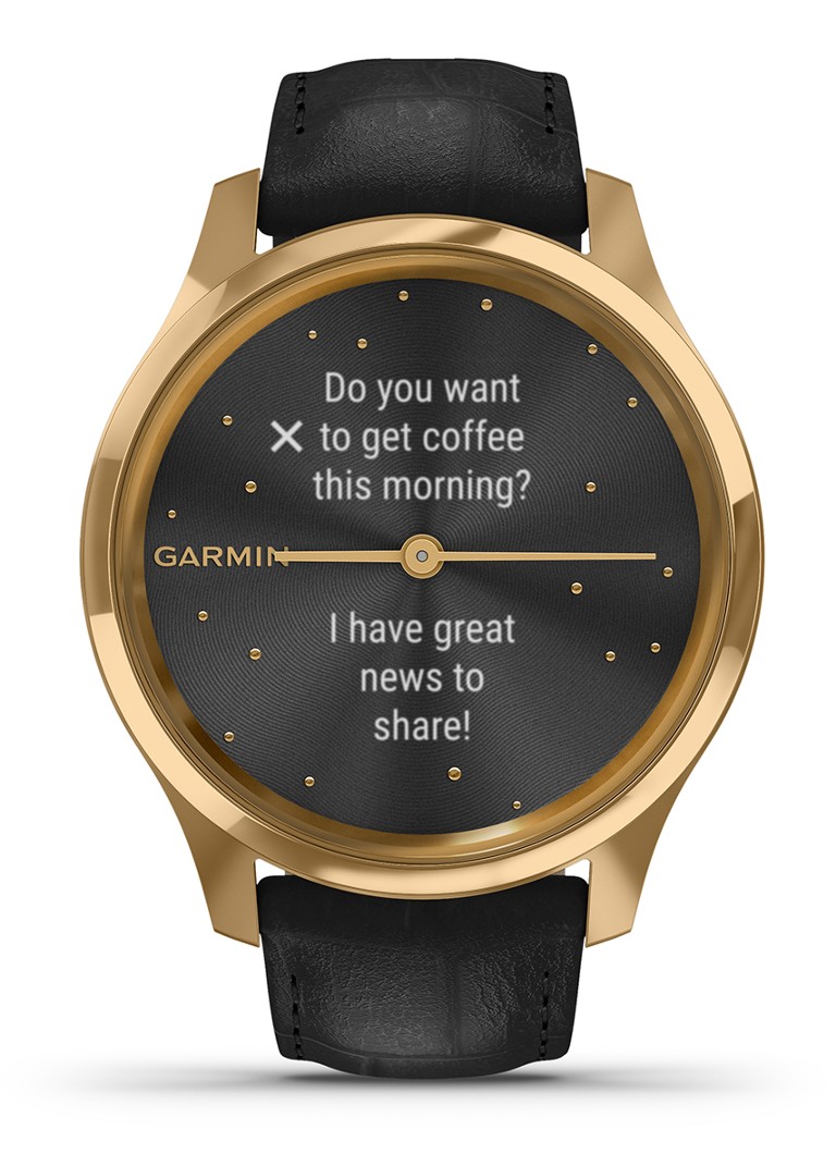 Garmin - Vivomove Luxe hybride smartwatch 010-02241-02 - Zwart