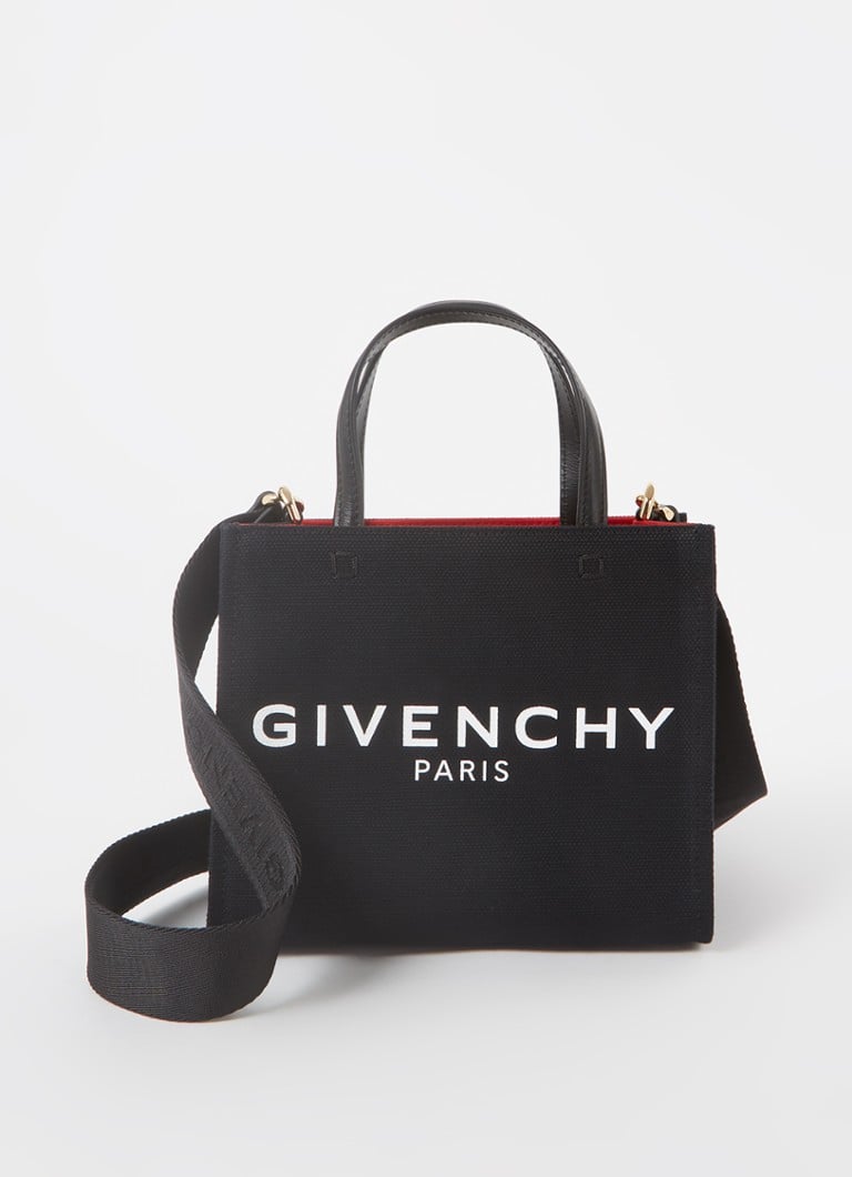 Givenchy - G-Tote Mini handtas van canvas - Zwart