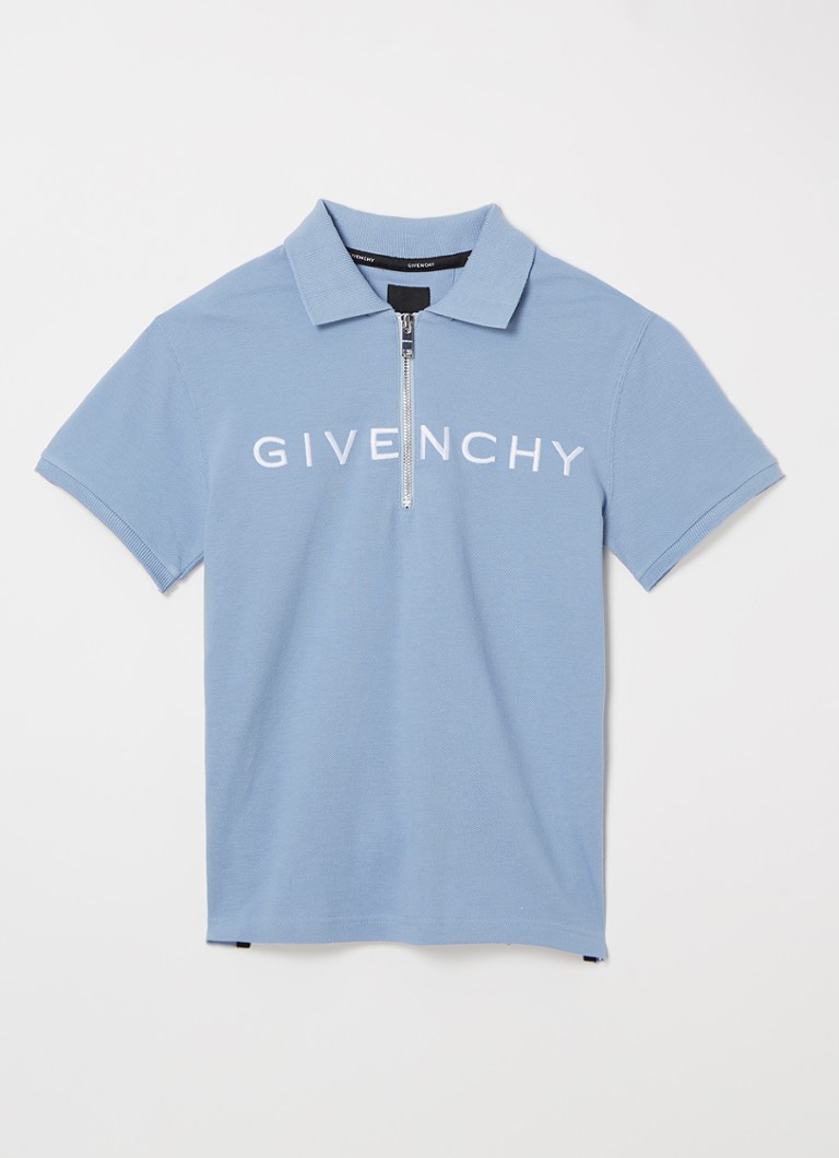 Givenchy Polo Bianca In Piqué Per Neonato H31204/10P