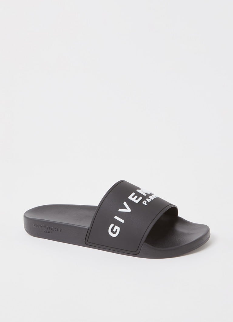 Givenchy - Slipper met logo - Zwart
