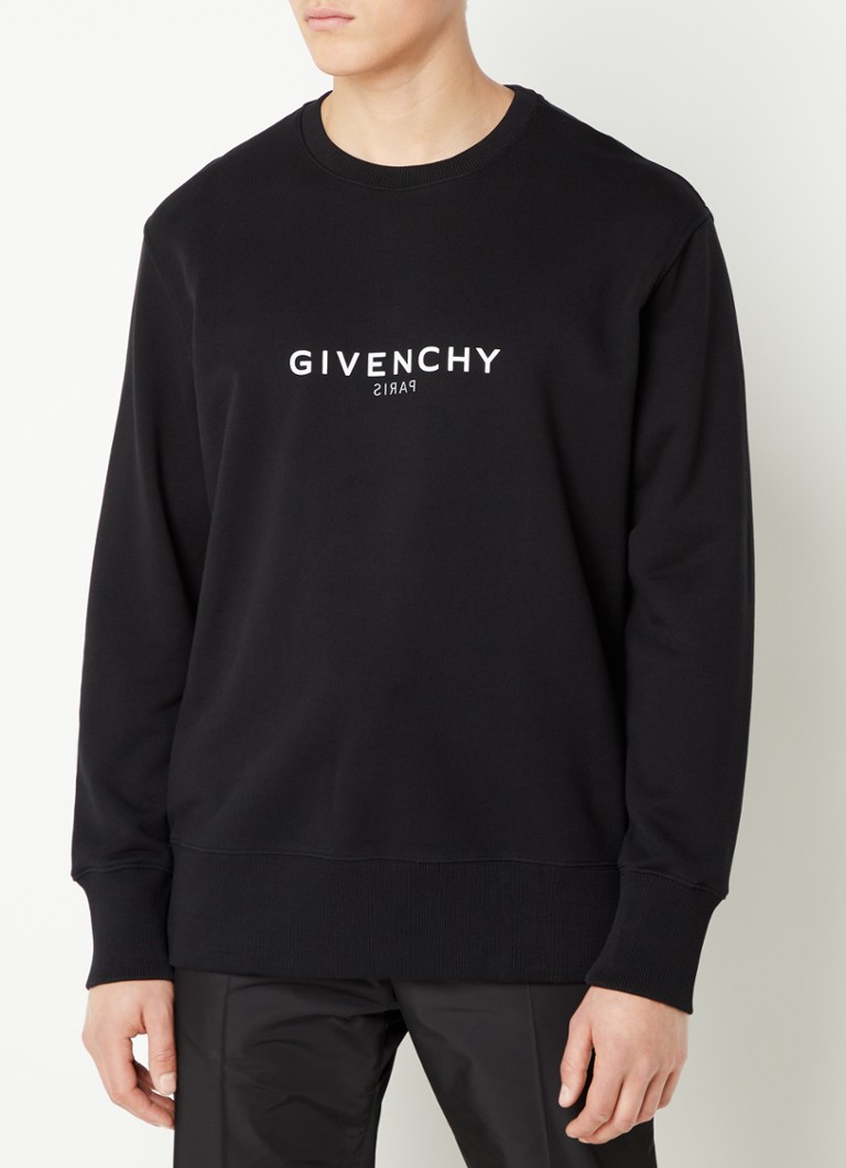 Givenchy - Sweater met logo- en backprint - Zwart