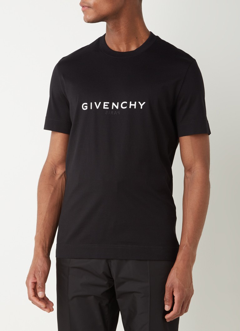 enthousiast voetstuk handelaar Givenchy T-shirt met logo- en backprint • Zwart • de Bijenkorf
