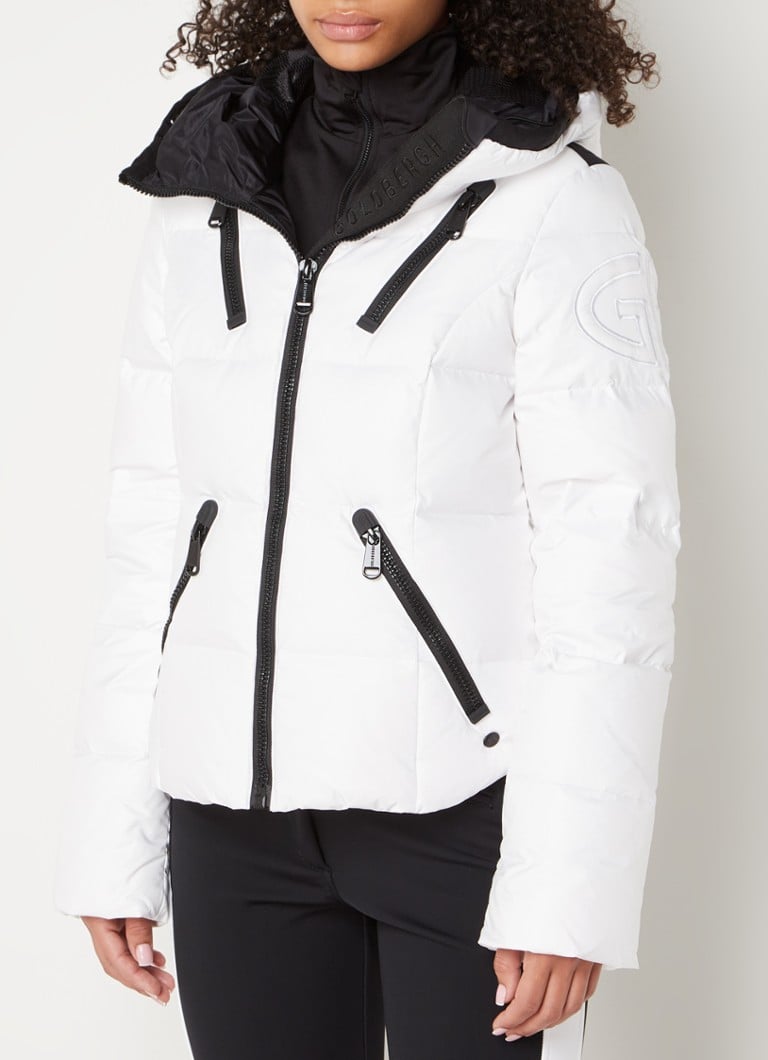 Goldbergh - Chill ski-jas met donsvulling en capuchon - Wit