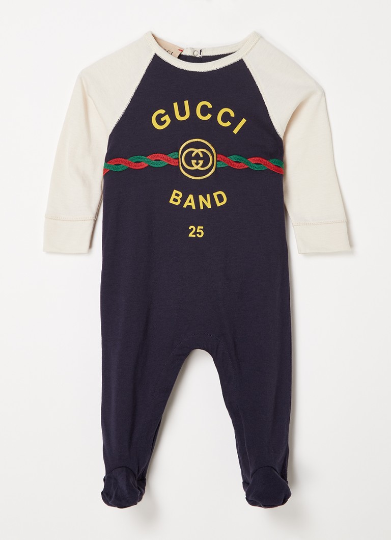 Gucci - Babypak met logoprint - Donkerblauw