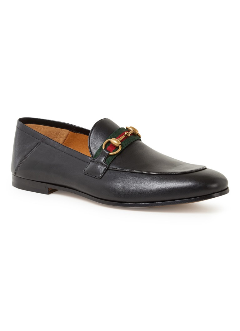 Gucci - Brixton loafer van kalfsleer - Zwart