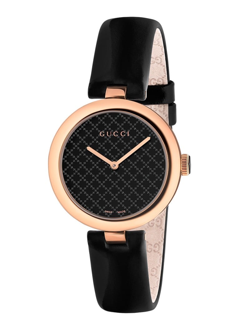Gucci - Diamantissima horloge YA141401 - Zwart