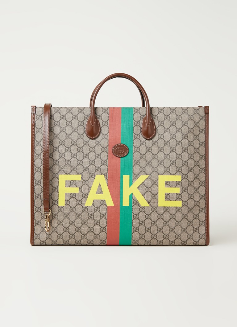 stopverf Illusie synoniemenlijst Gucci Fake/Not handtas met leren details • Lichtbruin • de Bijenkorf stopverf Illusie synoniemenlijst Gucci Fake/Not handtas met leren details • Lichtbruin • de Bijenkorf