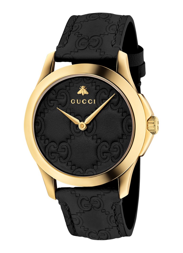 Inspecteren Enten Kroniek Gucci G-Timeless horloge YA1264034 • Zwart • de Bijenkorf