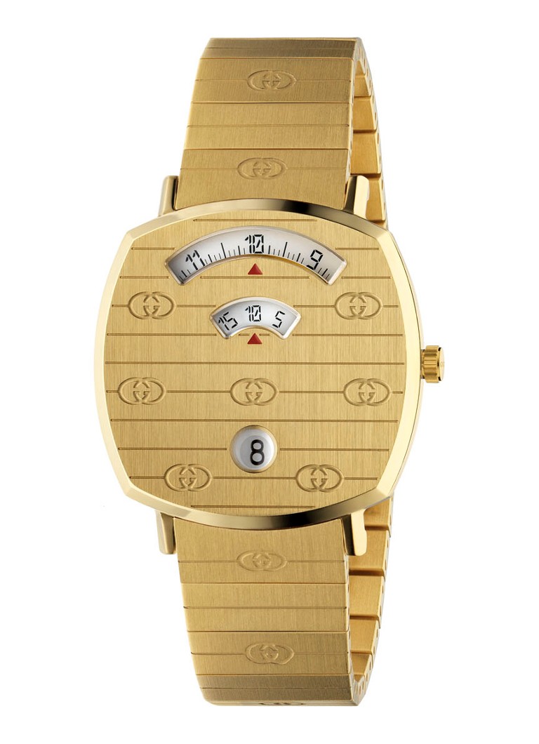 Gucci - Grip horloge YA157403 - Goud