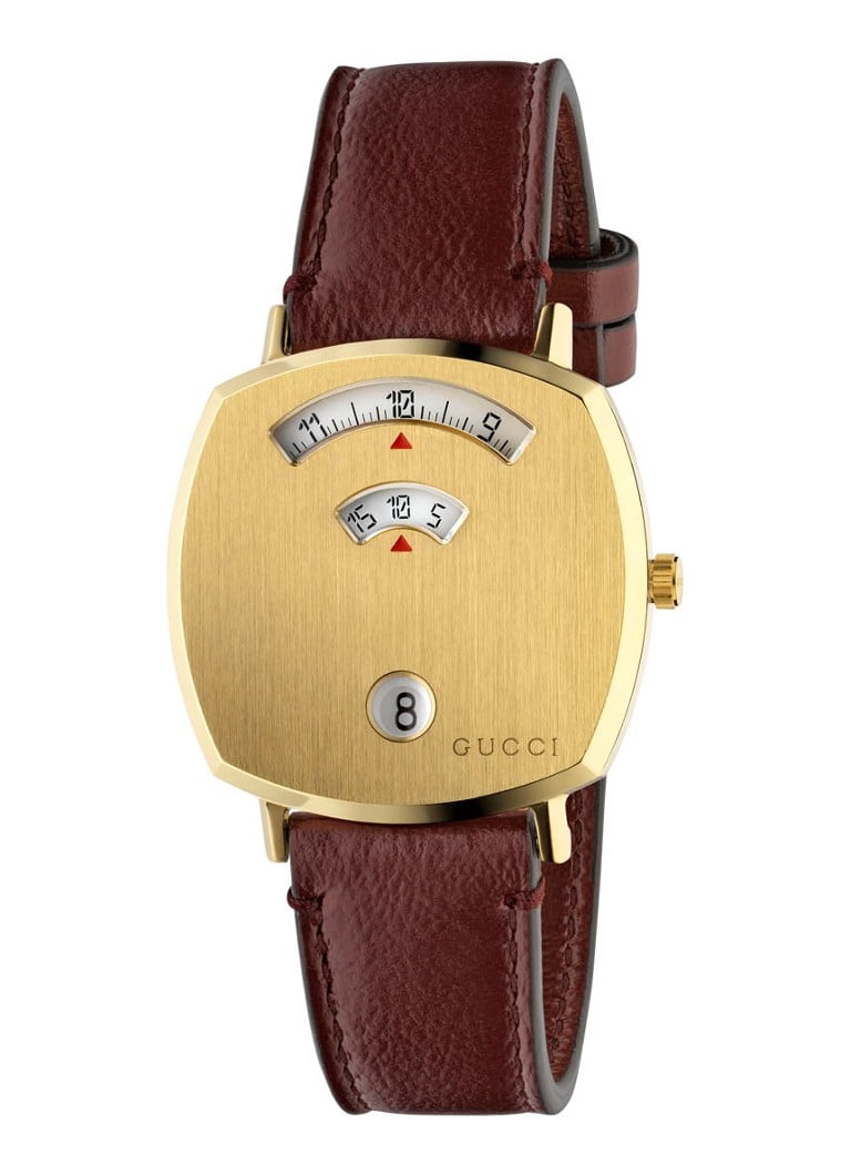 Gucci - Grip horloge YA157405 - Bruin