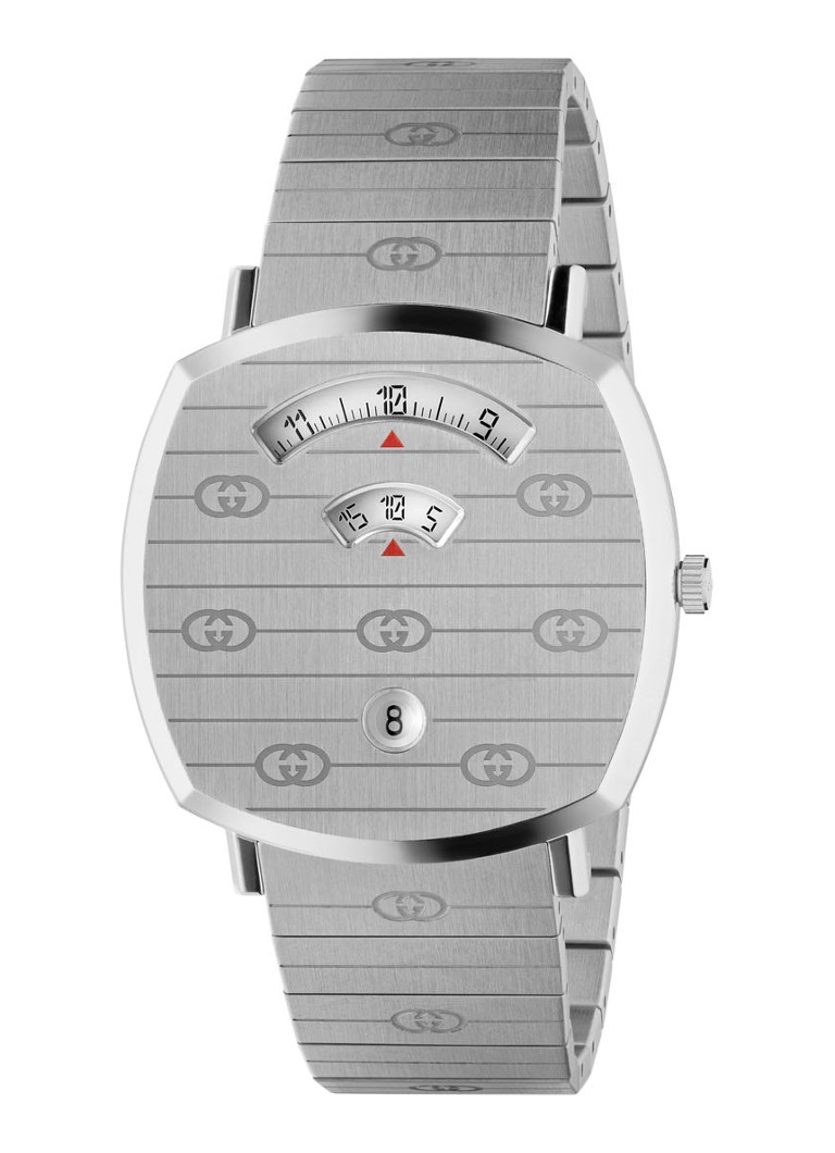 Gucci - Grip horloge YA157410 - Zilver