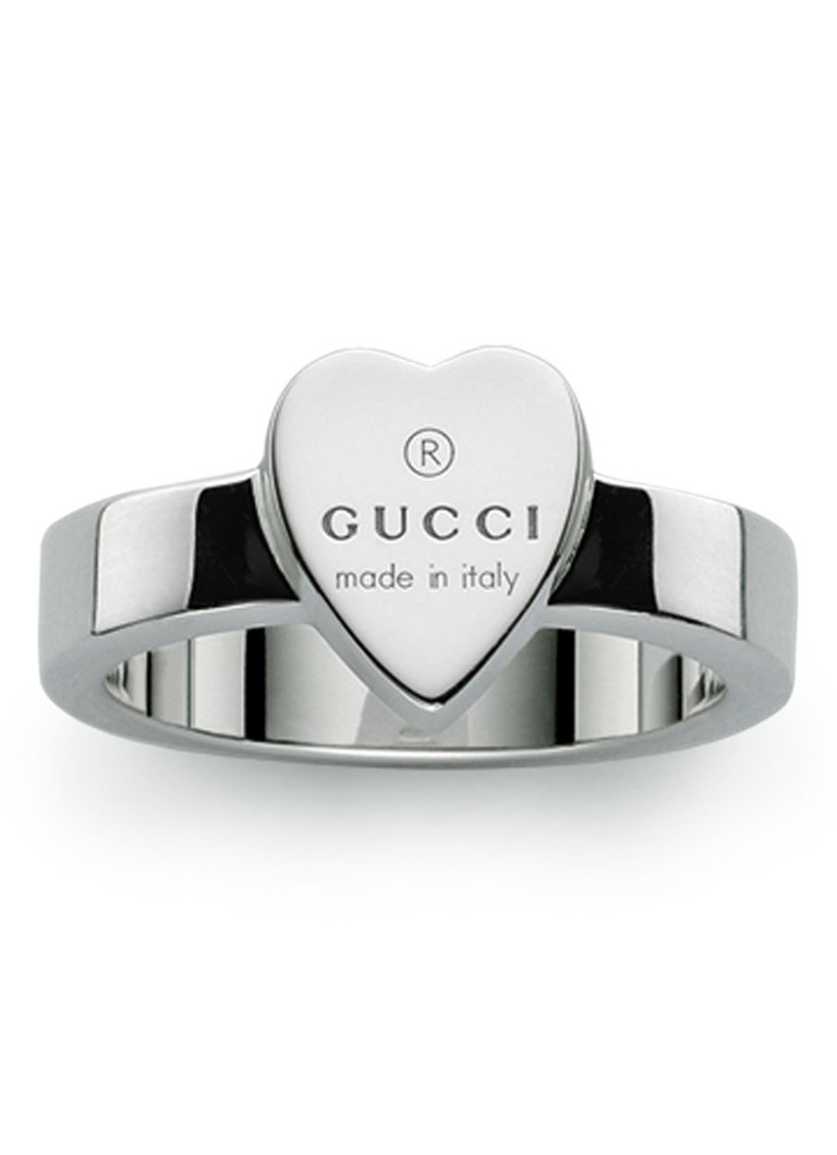 verkoper Australië verkrachting Gucci Heart ring van zilver • Zilver • de Bijenkorf