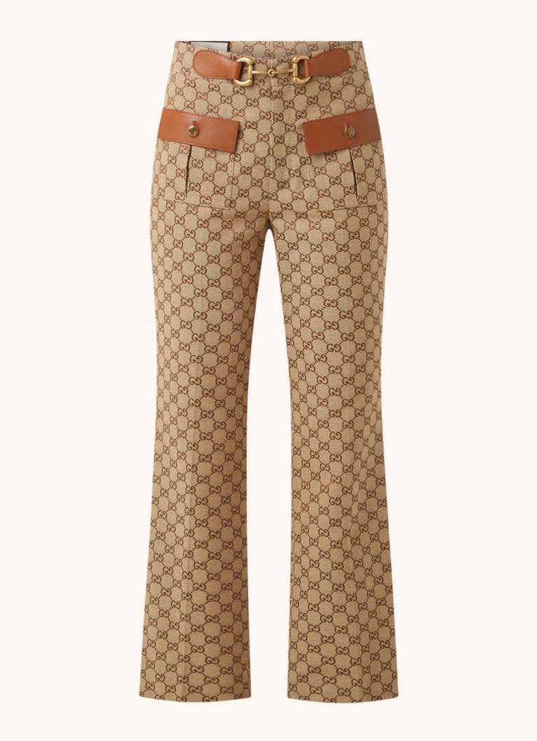 Gucci kleding pantalon met logoprint