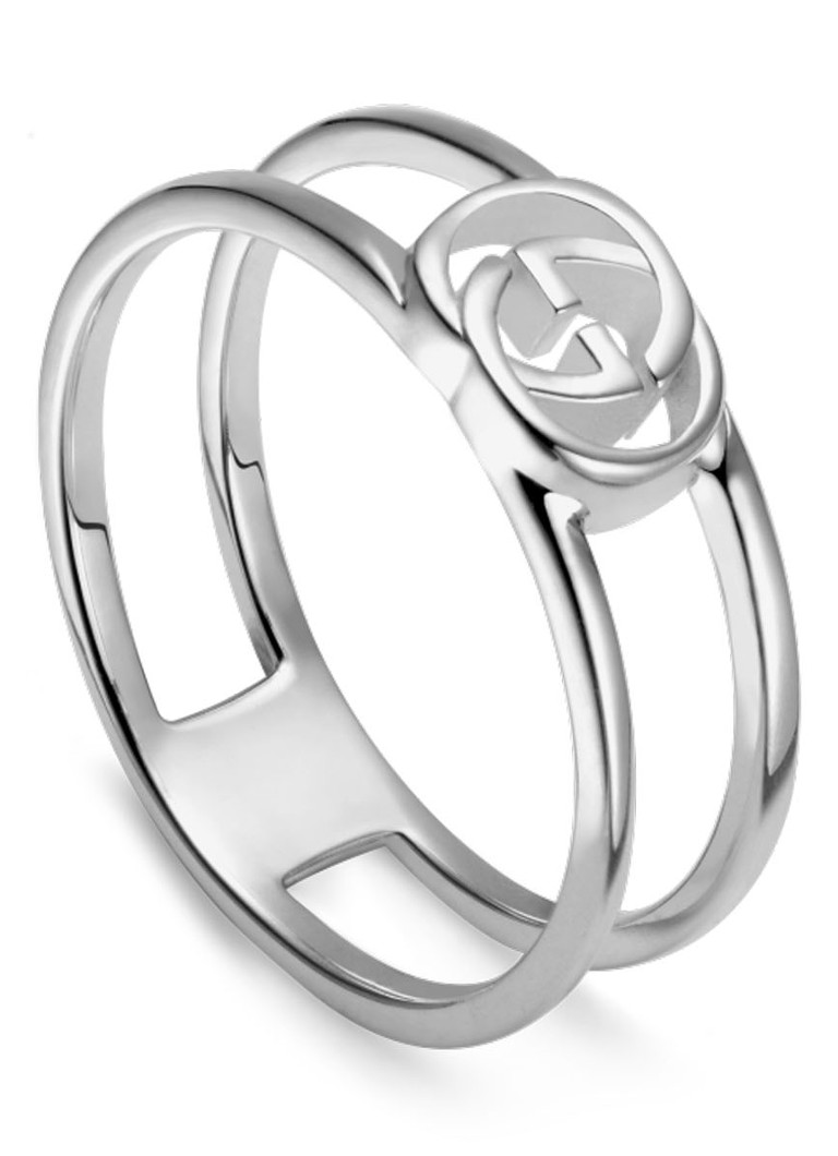 Gucci - Interlocking G ring van zilver - Zilver