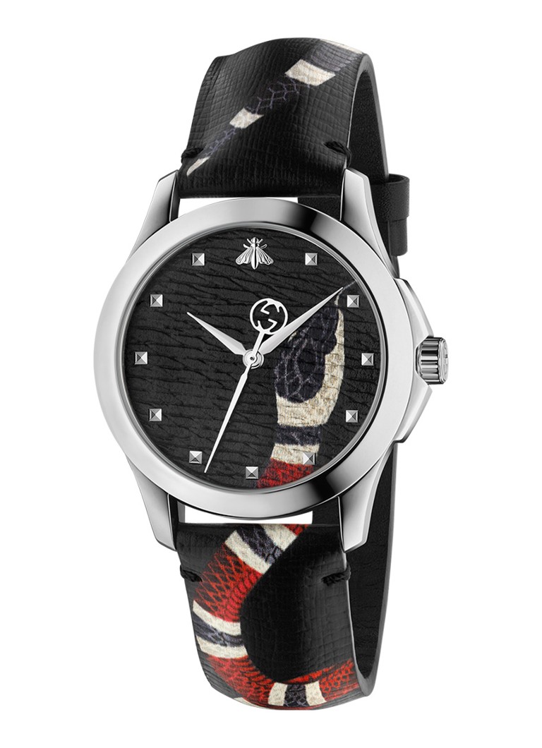 Gucci - LMDM horloge YA1264007 - Zilver