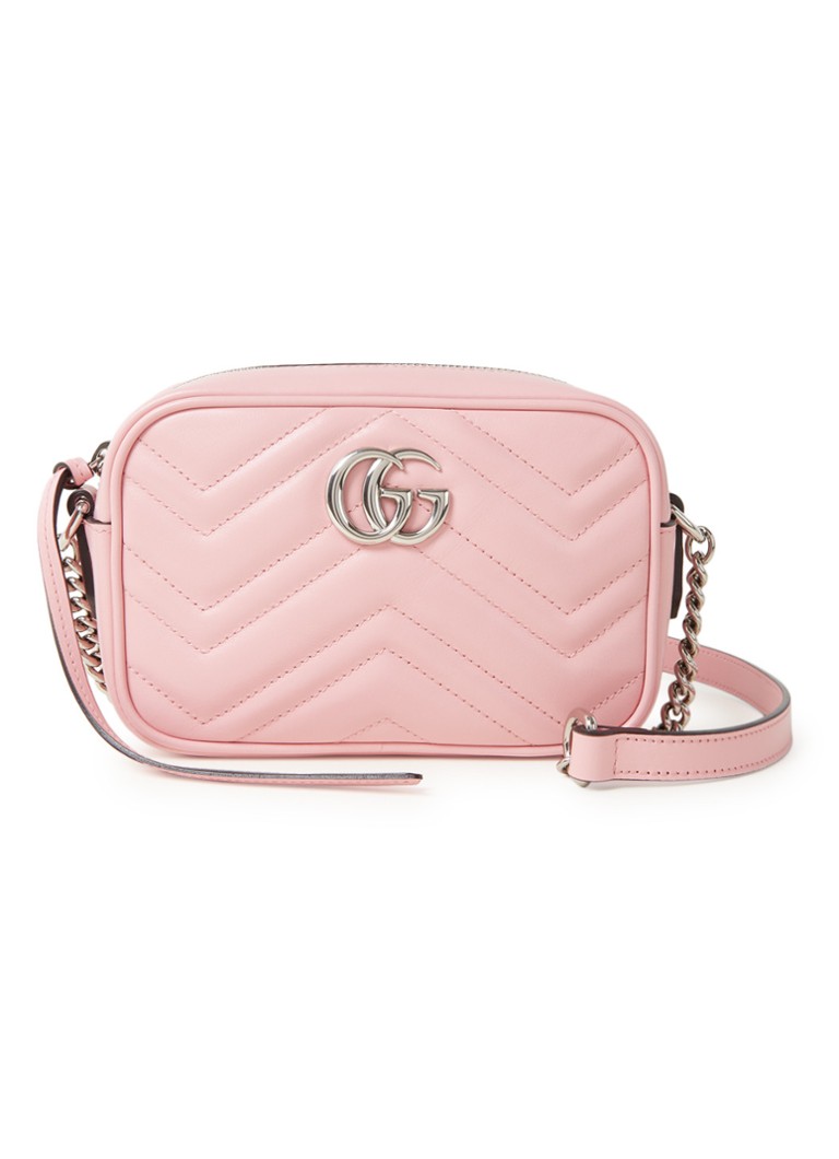 Gucci Marmont Mini crossbodytas van leer  Lichtroze  de 